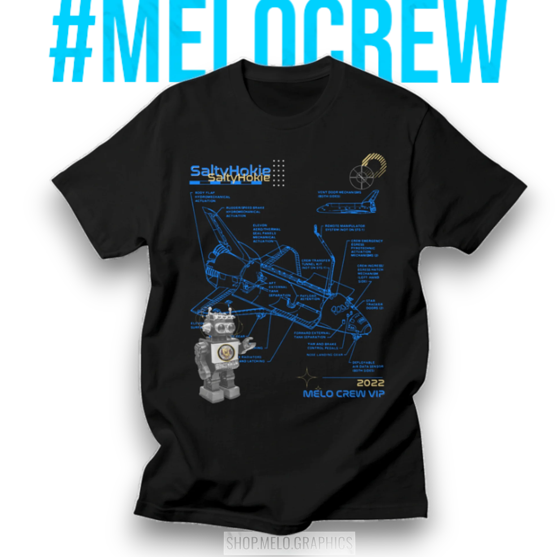 #MeloCrew VIP - SaltyHokie | #MadeByMELO product image (1)