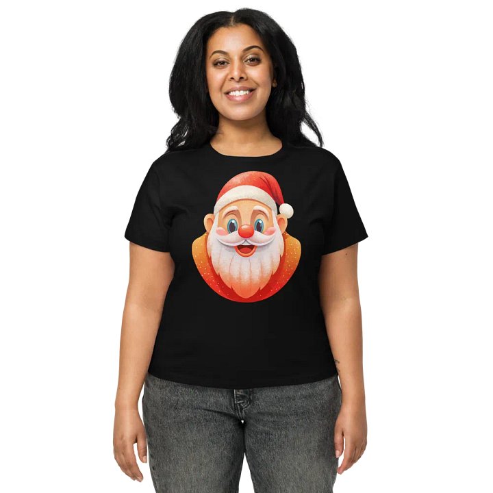 Jolly Santa Graphic Women's Tee product image (1)