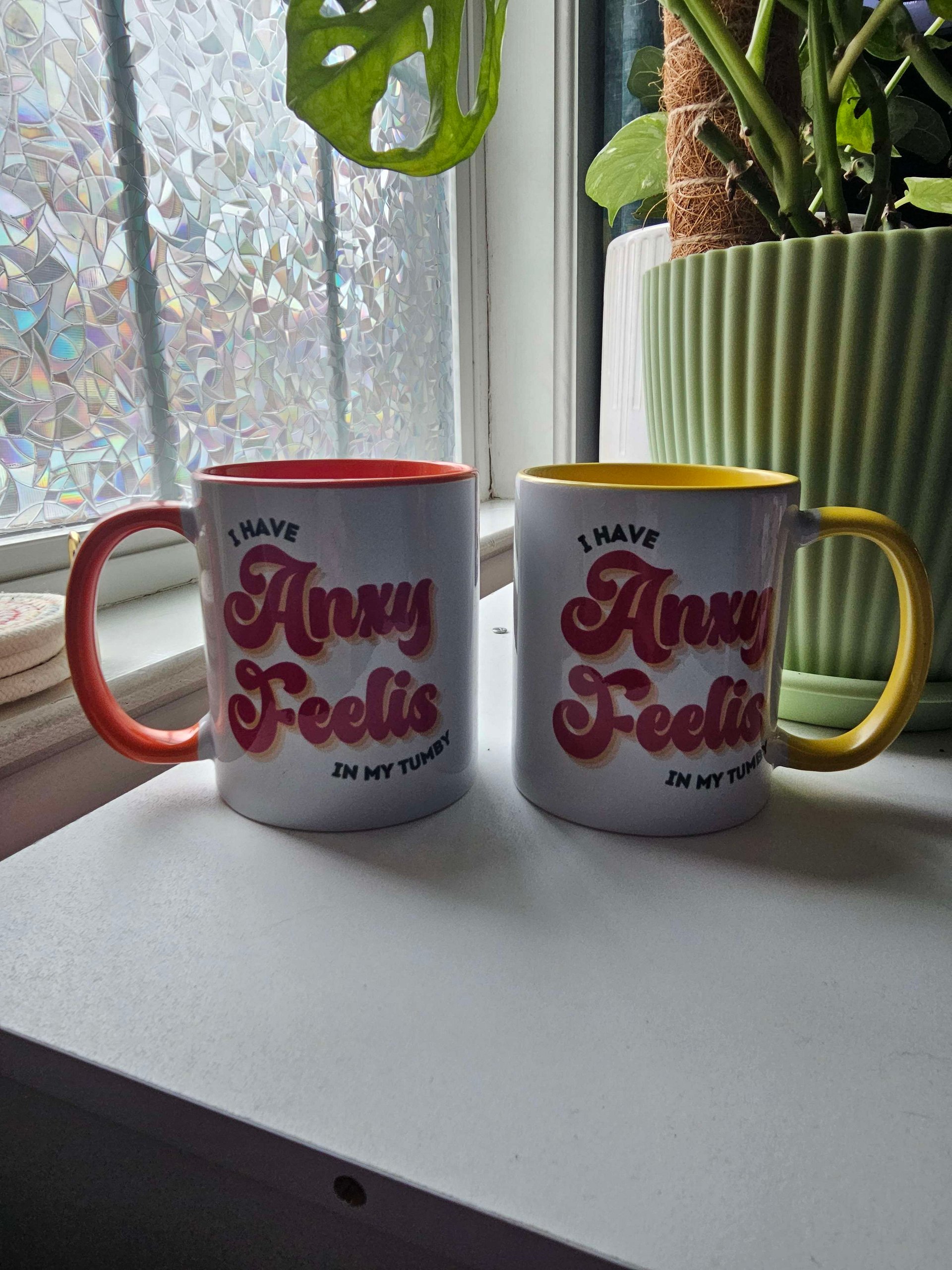 FAF Anxy Feelis Ceramic Mug (Color Inside) product image (17)