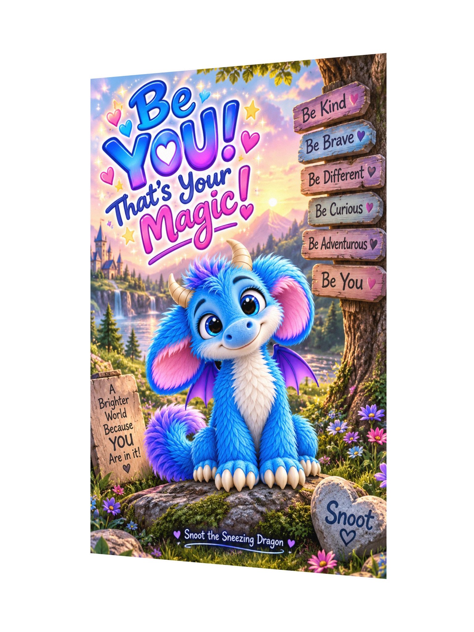 Snoot “Be YOU! That’s Your Magic!” 12×18 Wall Art Poster product image (3)