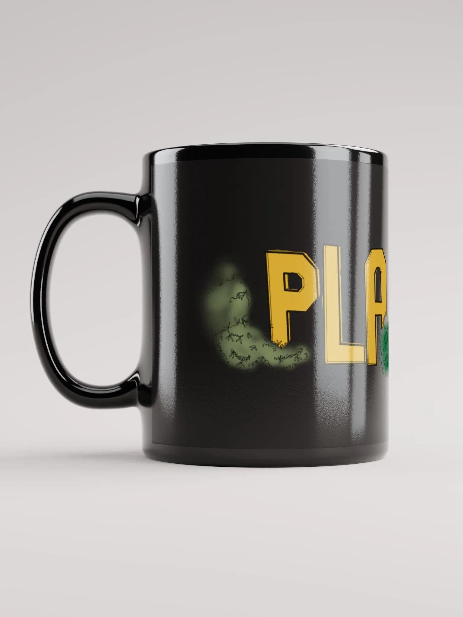 Giant PLANTS Sign Mug (Black) product image (6)