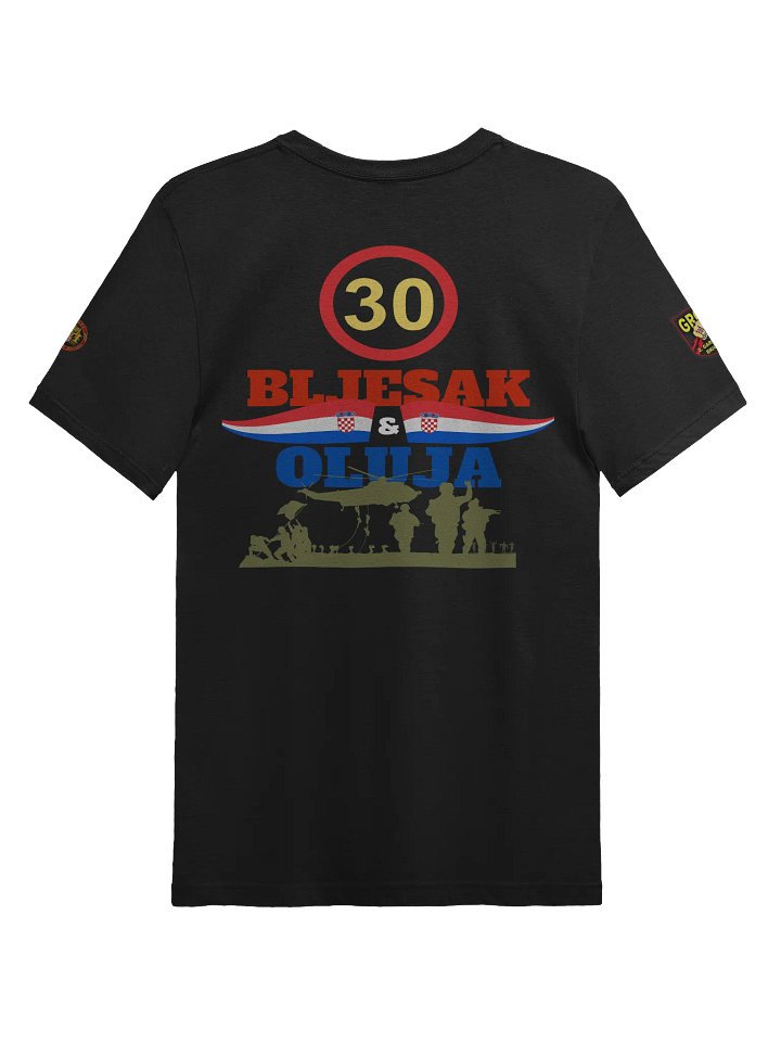 Croatian Patriotic flash and storm 1995 Emblem T-Shirt product image (2)