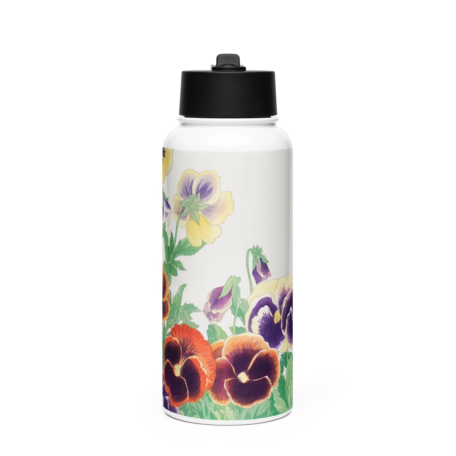 Pansy. 32oz. Stainless Steel Water Bottle product image (1)