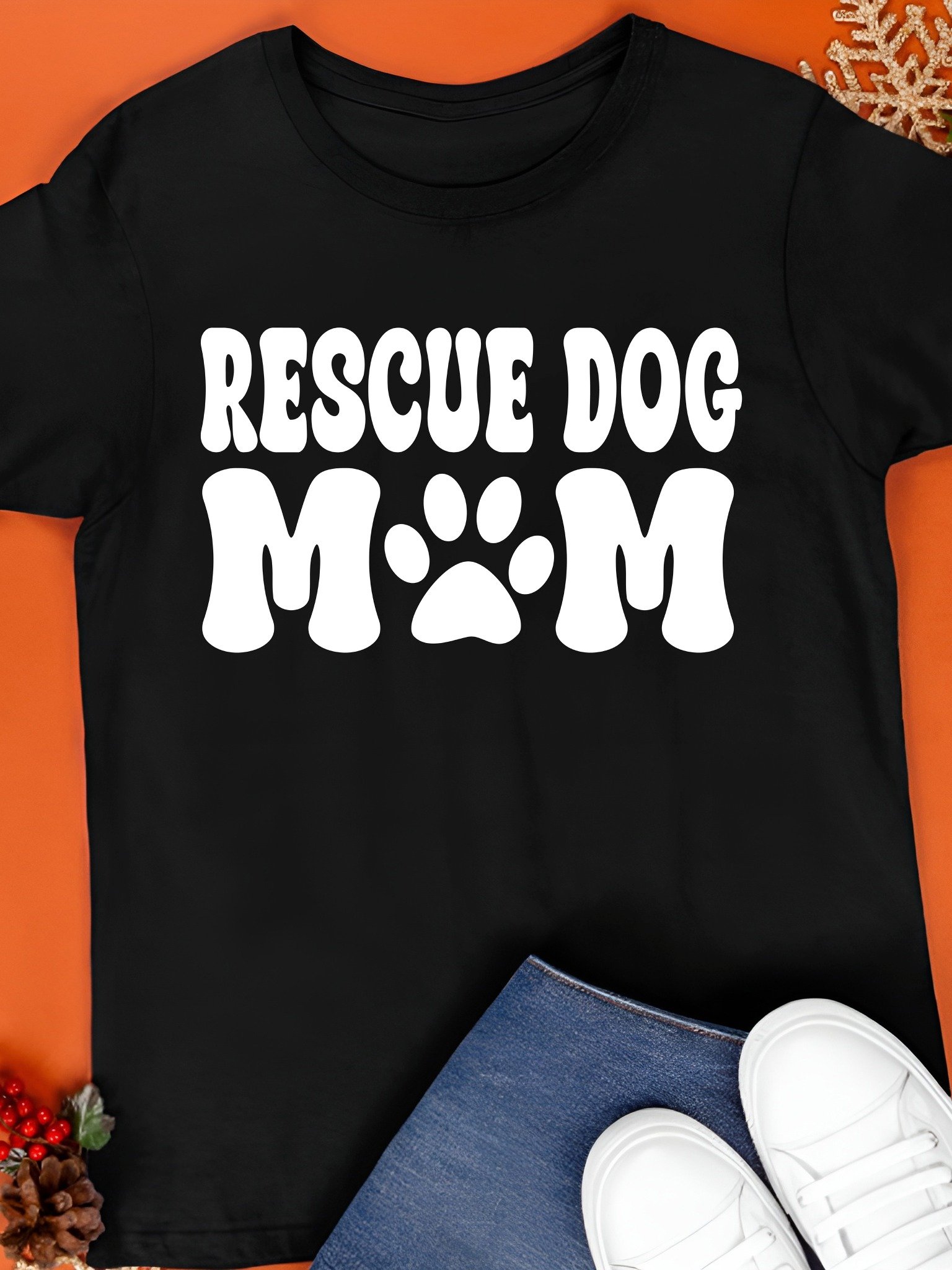 Rescue Dog Mom Shirt product image (1)