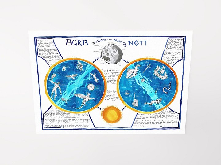 "The Agra-Nott" | Printed Map product image (3)