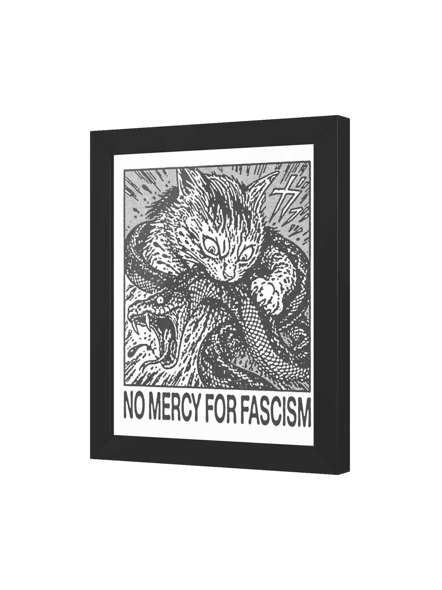 NO MERCY ! Framed Print. product image (3)