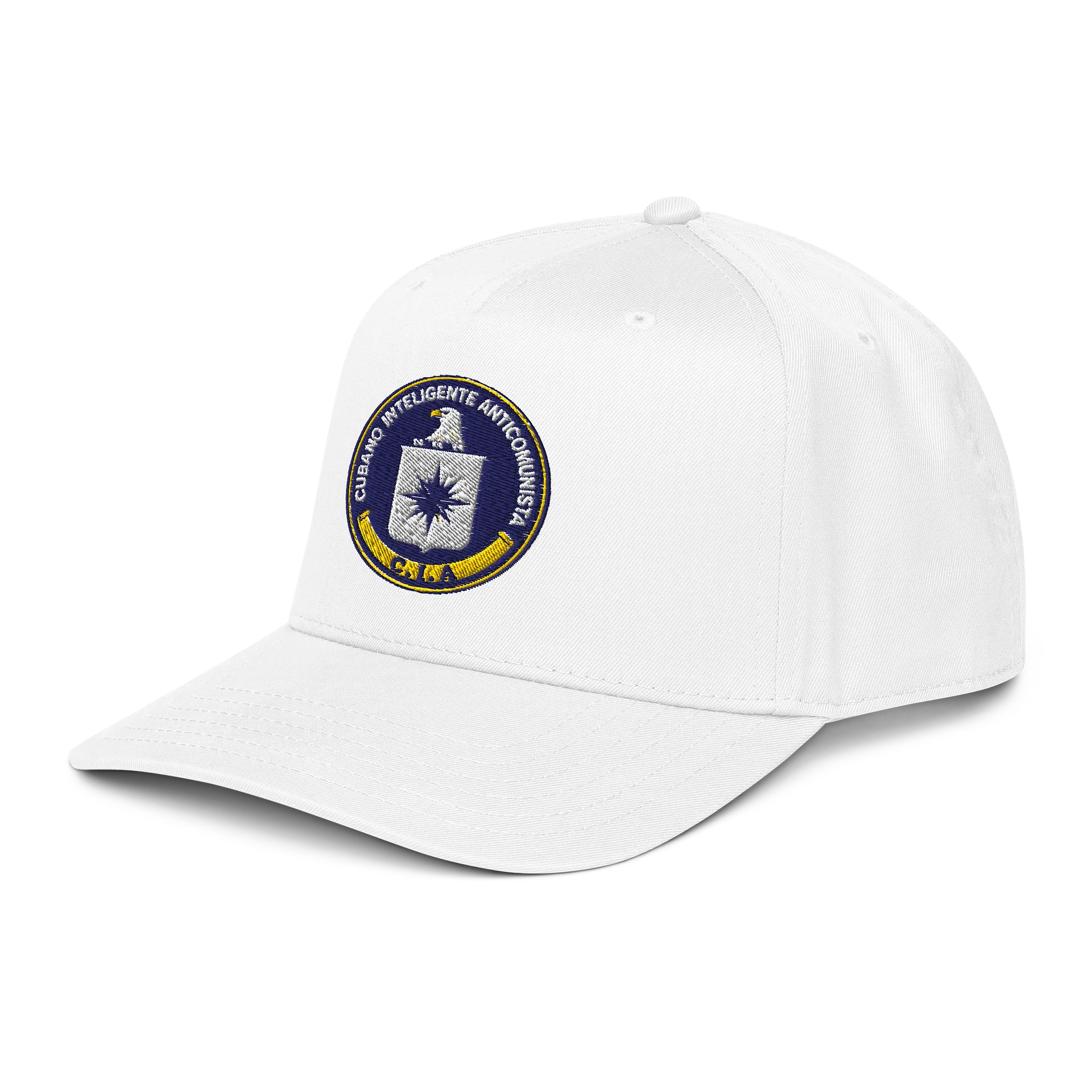 Gorra Blanca Bordada CIA product image (3)