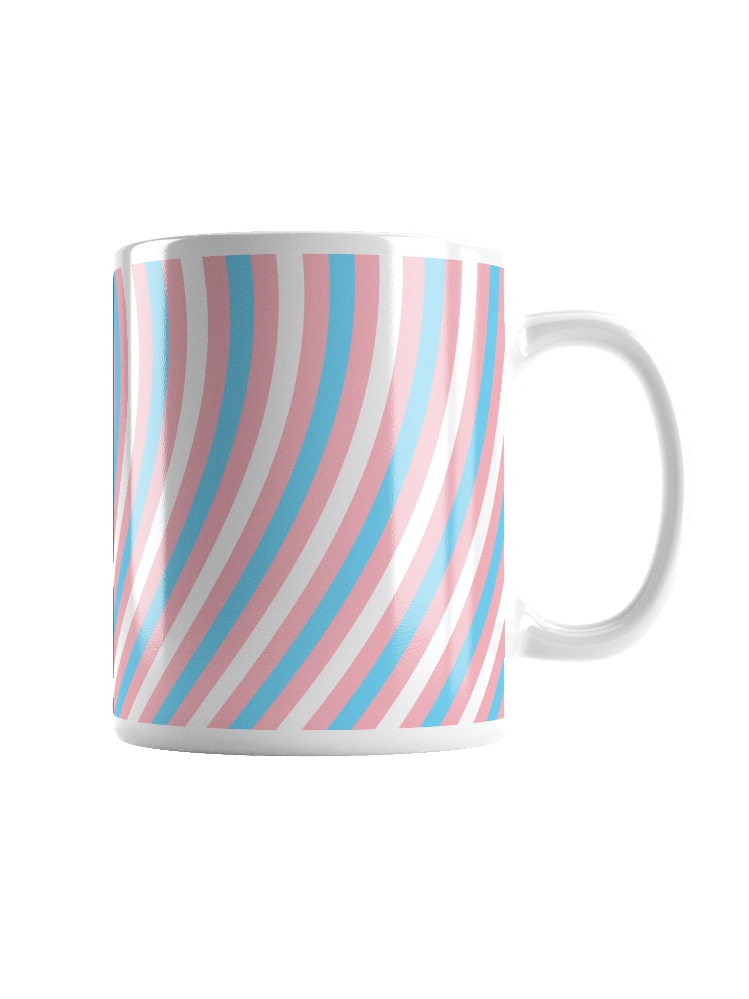 Trans Pride Hearts Mug (Right-handed) product image (2)