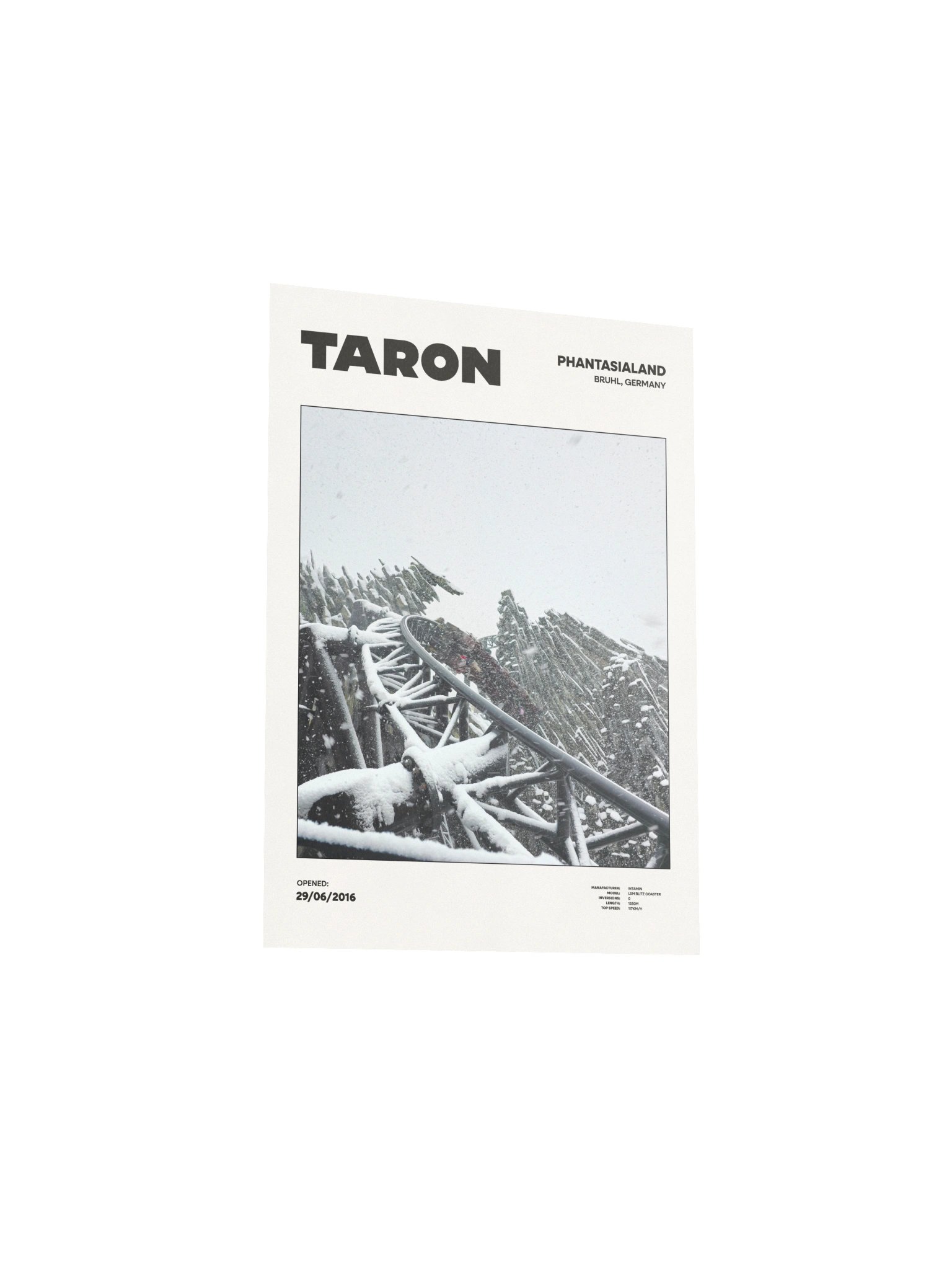 Taron in the Snow Premium Poster product image (3)