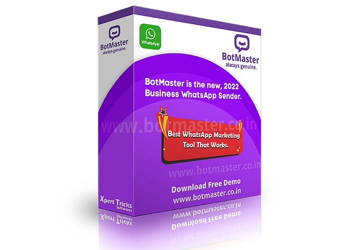 BotMaster® | برنامج إرسال رسائل واتساب بالجملة للمسوقين والمؤثرين product image (1)