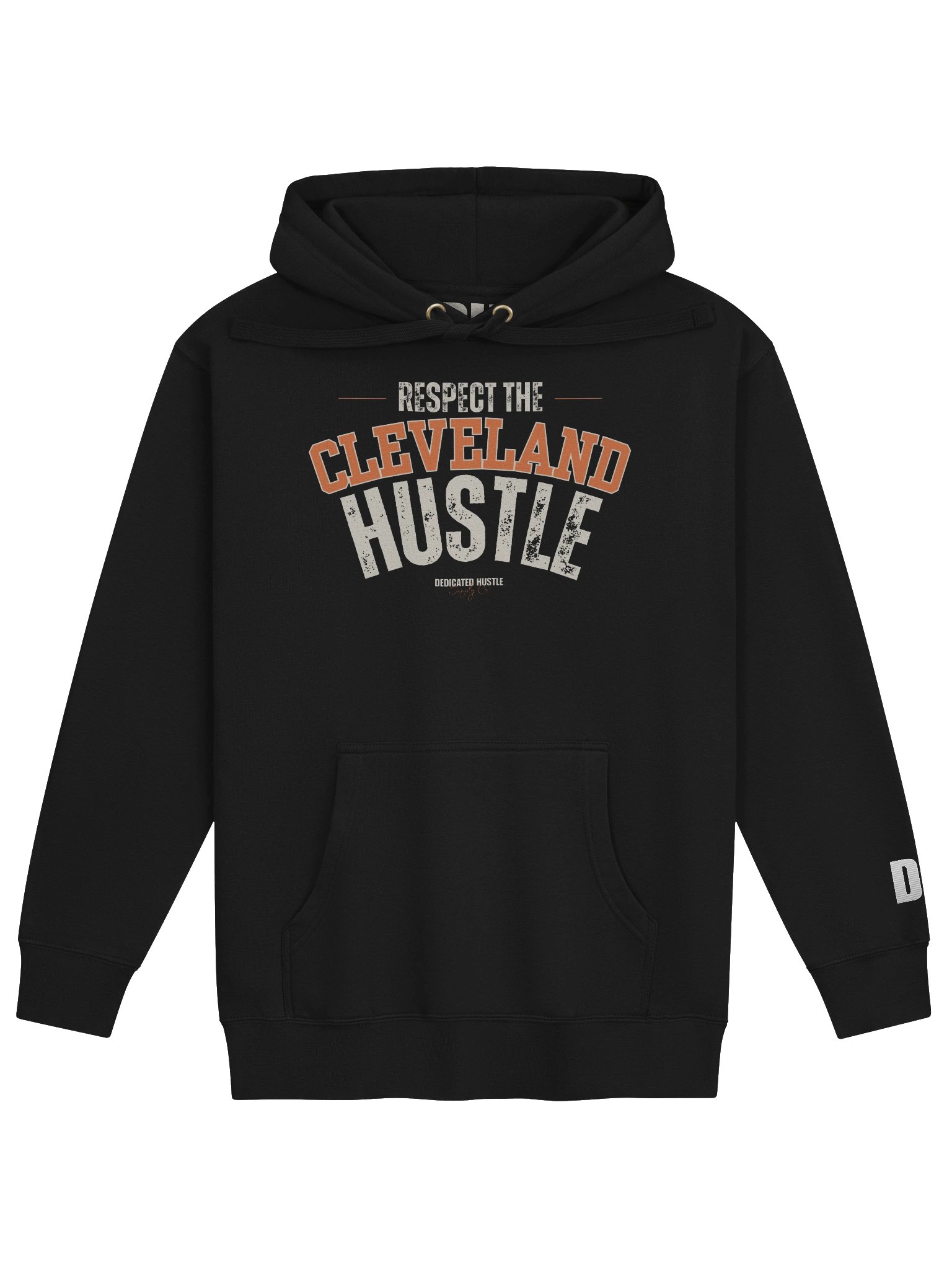 Respect The Cleveland Hustle - Varsity Edition Hoodie | Dark Colorways product image (1)
