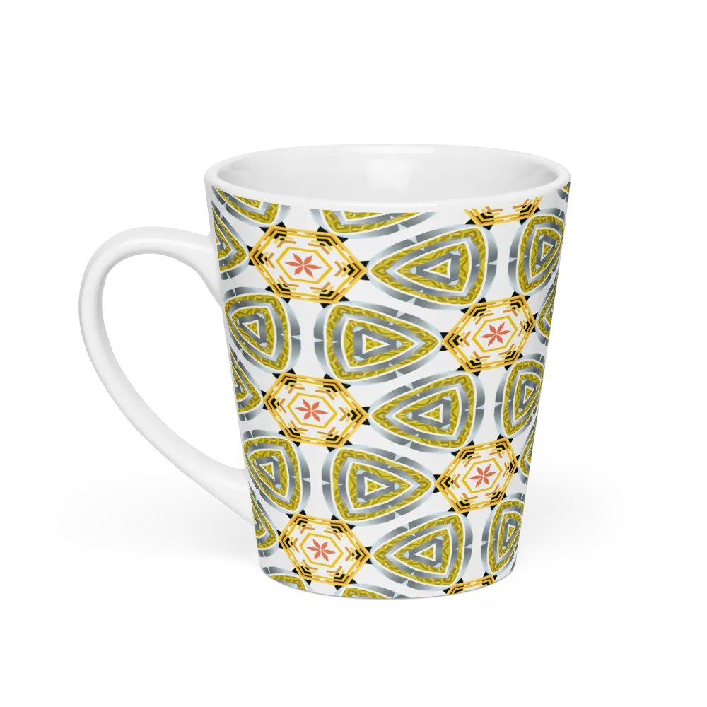 Kaleidoscopic Harmony Latte Mug product image (2)