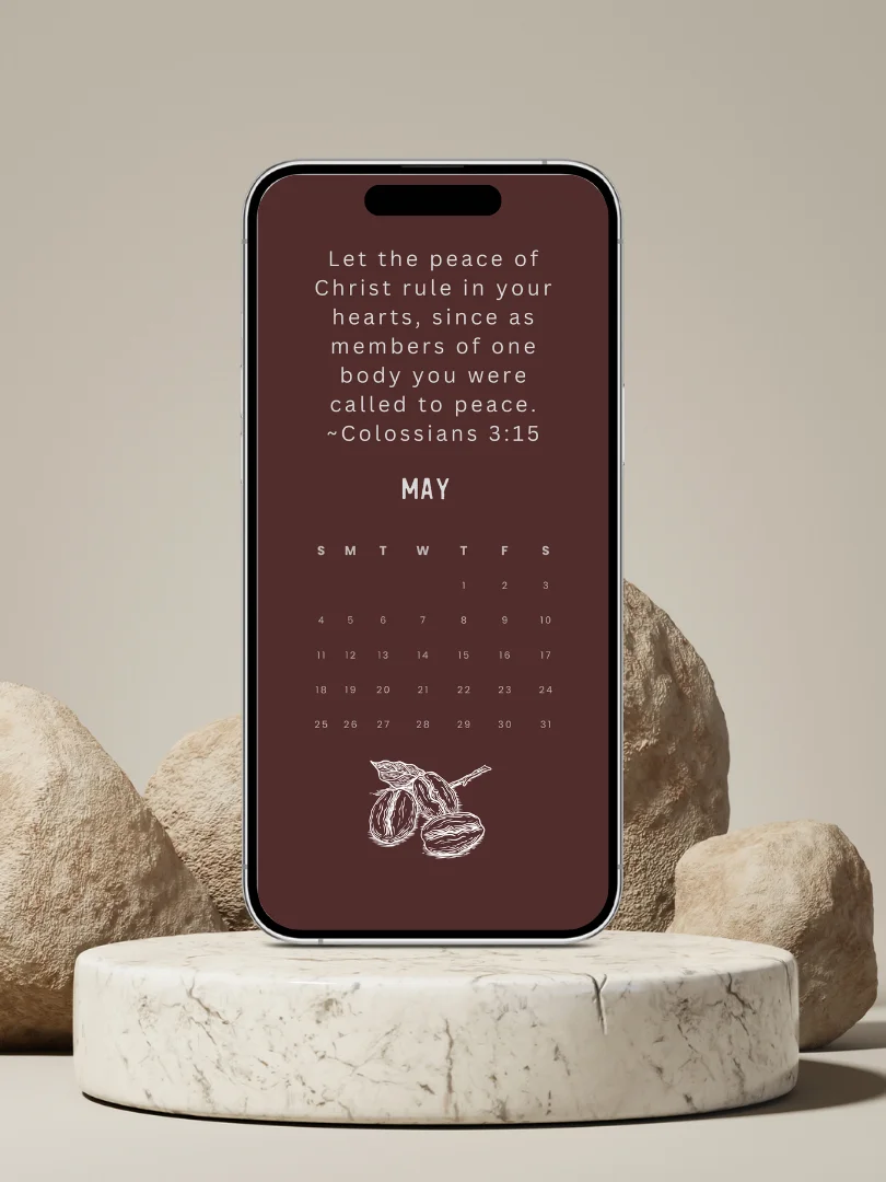 Verses of Peace 2025 Phone Calendar product image (7)