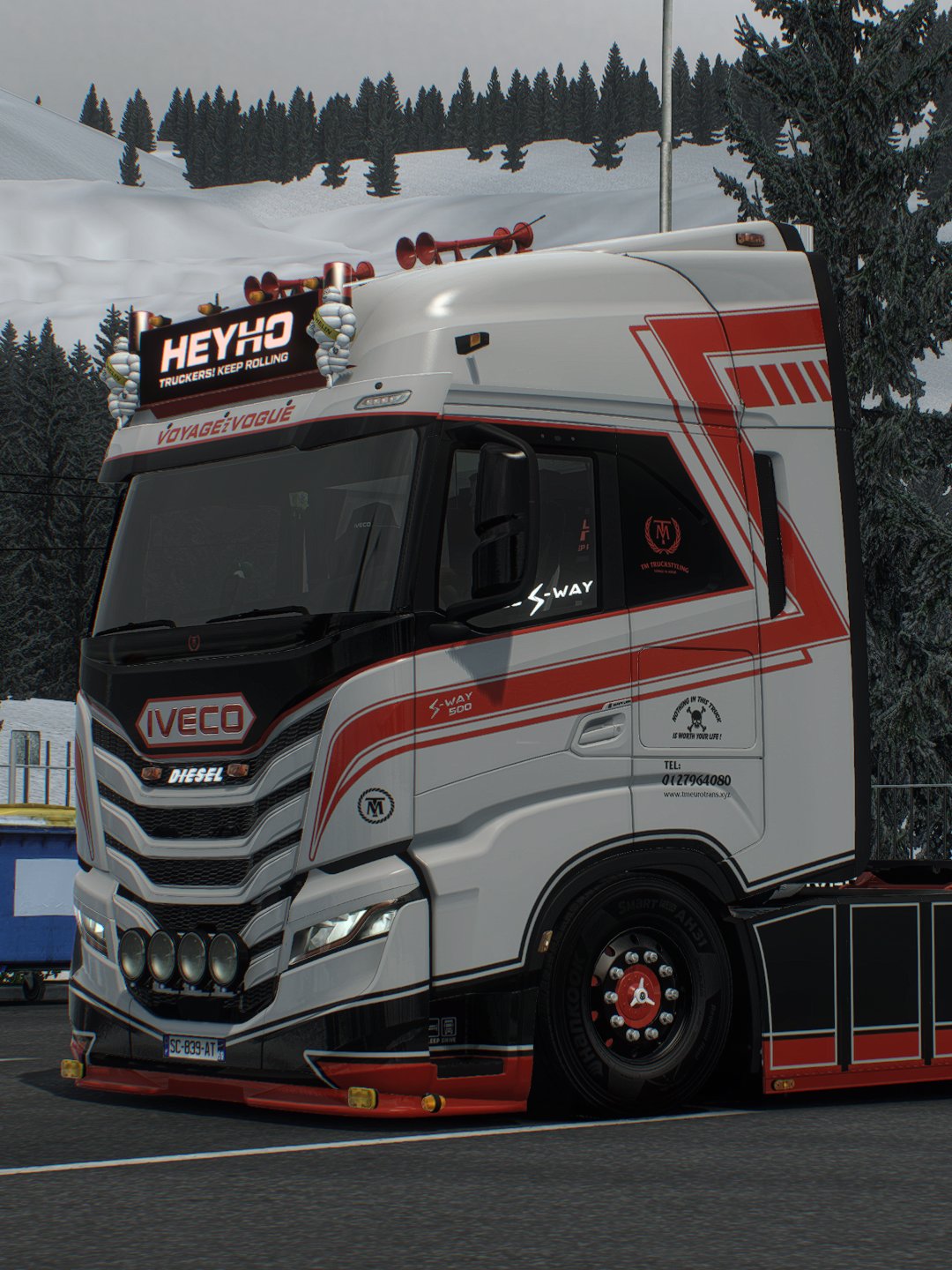 Iveco S Way Paintjob | Changeable Multi Color Skin | Compatible with Tuning Pack by MDT product image (8)