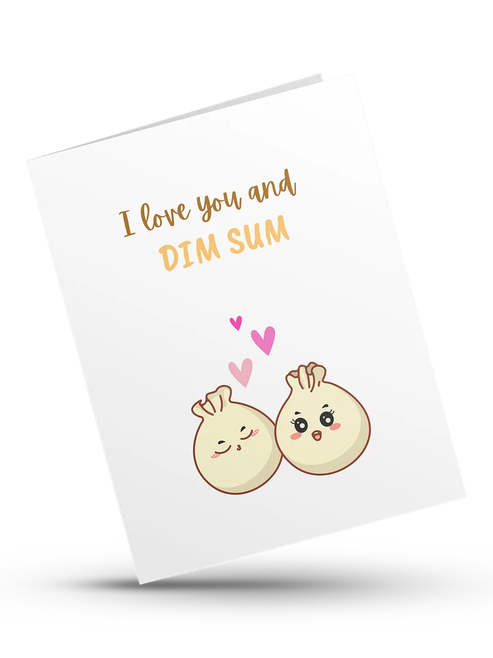 I love you and DIM SUM- Digital Instant Download product image (1)