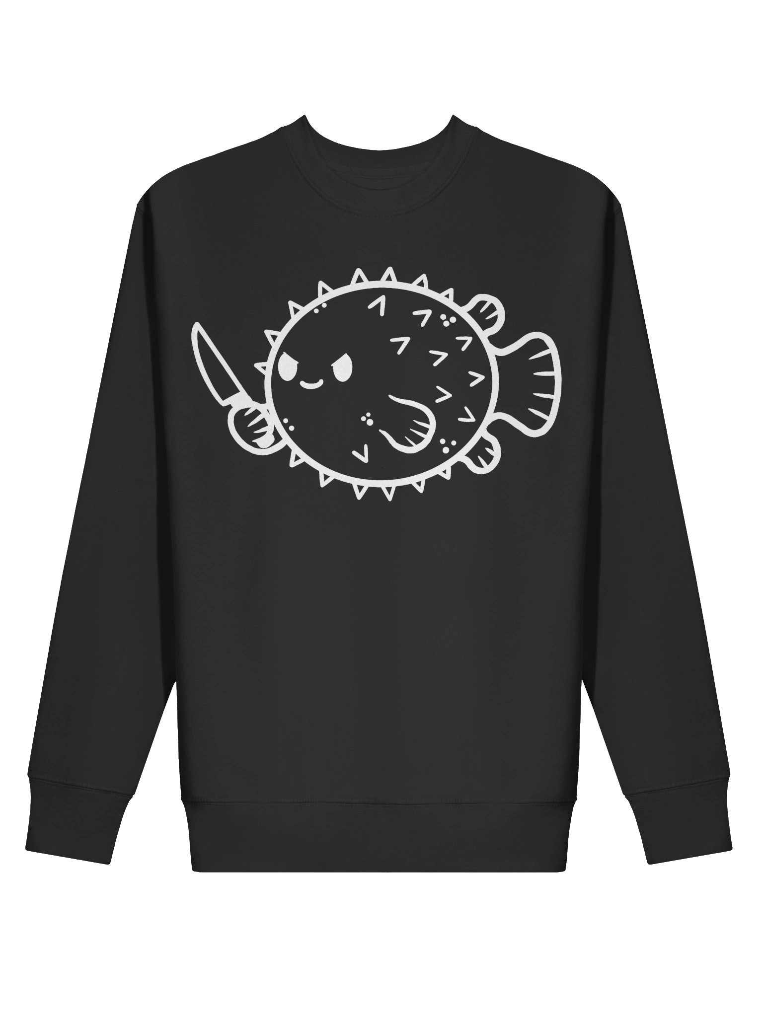 Mischievous Pufferfish Sweatshirt product image (8)