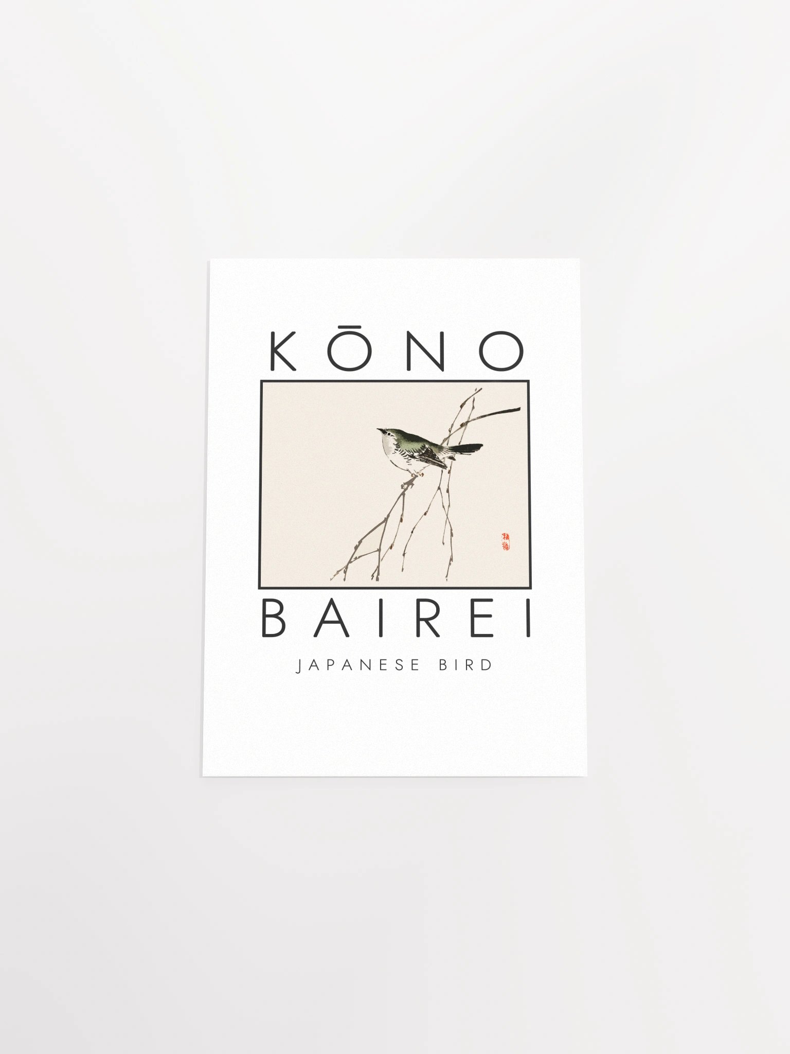 Kono Bairei Japanese Bird Poster product image (29)