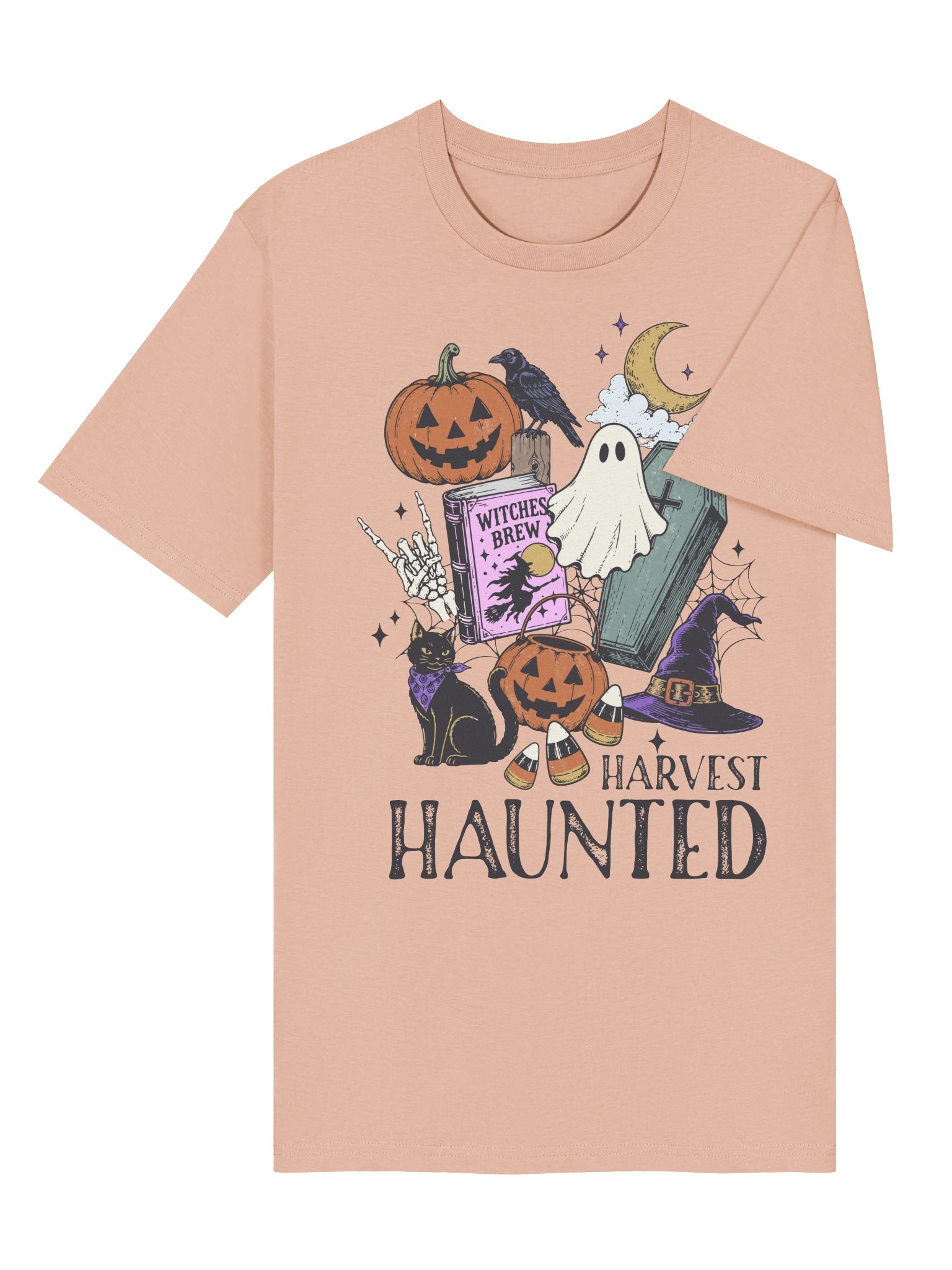 Harvest Haunted Halloween Tee product image (3)