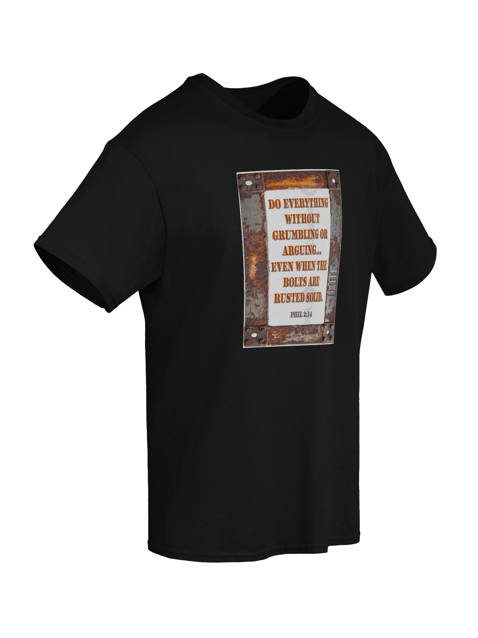 Phil 2:14 Rusted Garage Quote Tee product image (18)