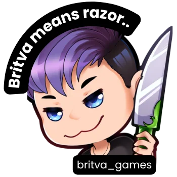 Britva Emote Sticker Sheet product image (8)