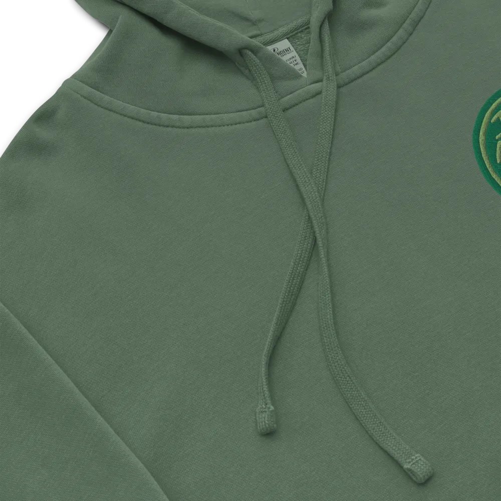 In My Head (L.C. moss) embroidered pigment hoodie product image (19)