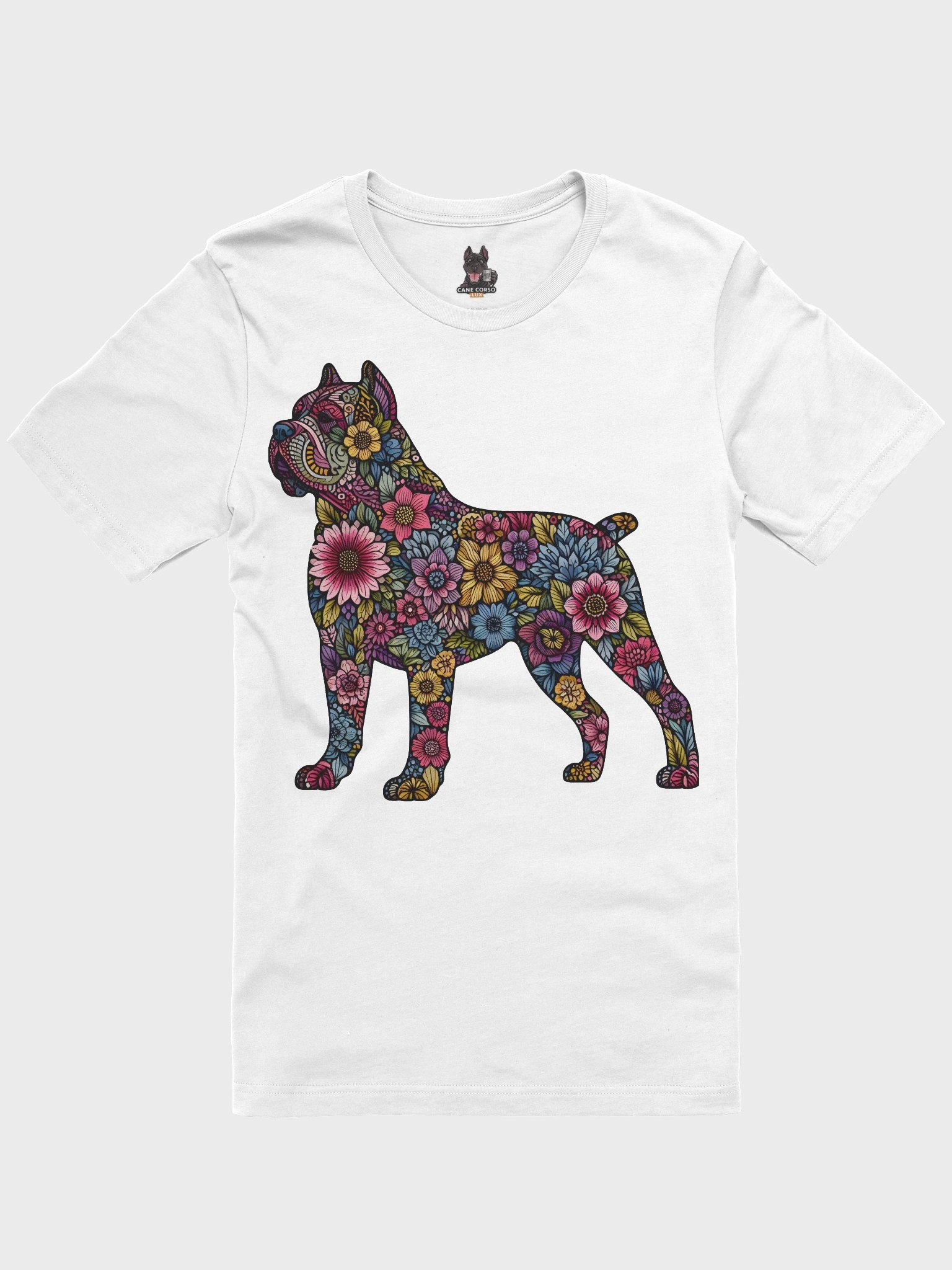 Artistic Flower Dog Breed T-Shirt: Cane Corso Edition product image (1)