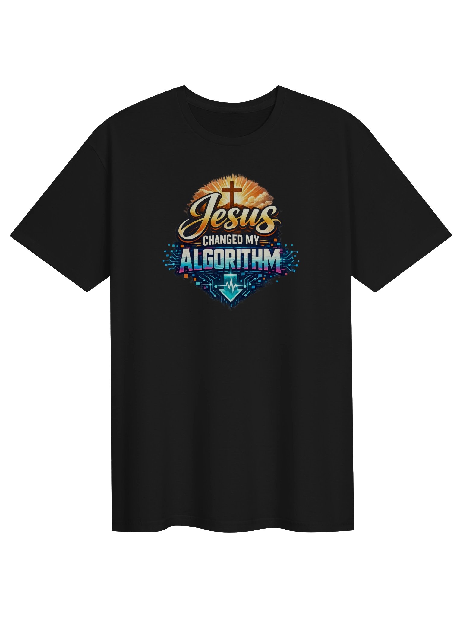 Jesus is my algorithm Soft Unisex T product image (3)
