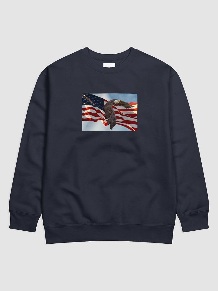 Floral Swirl Logo Premium Sweatshirt for Men product image (1)
