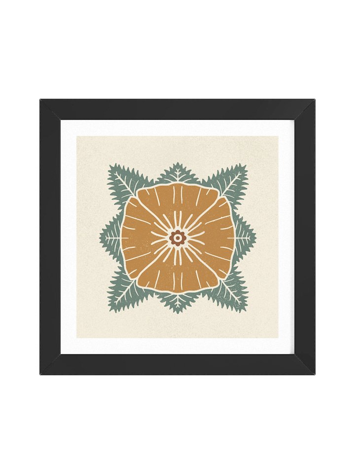 One Poppy ✷ Framed product image (1)