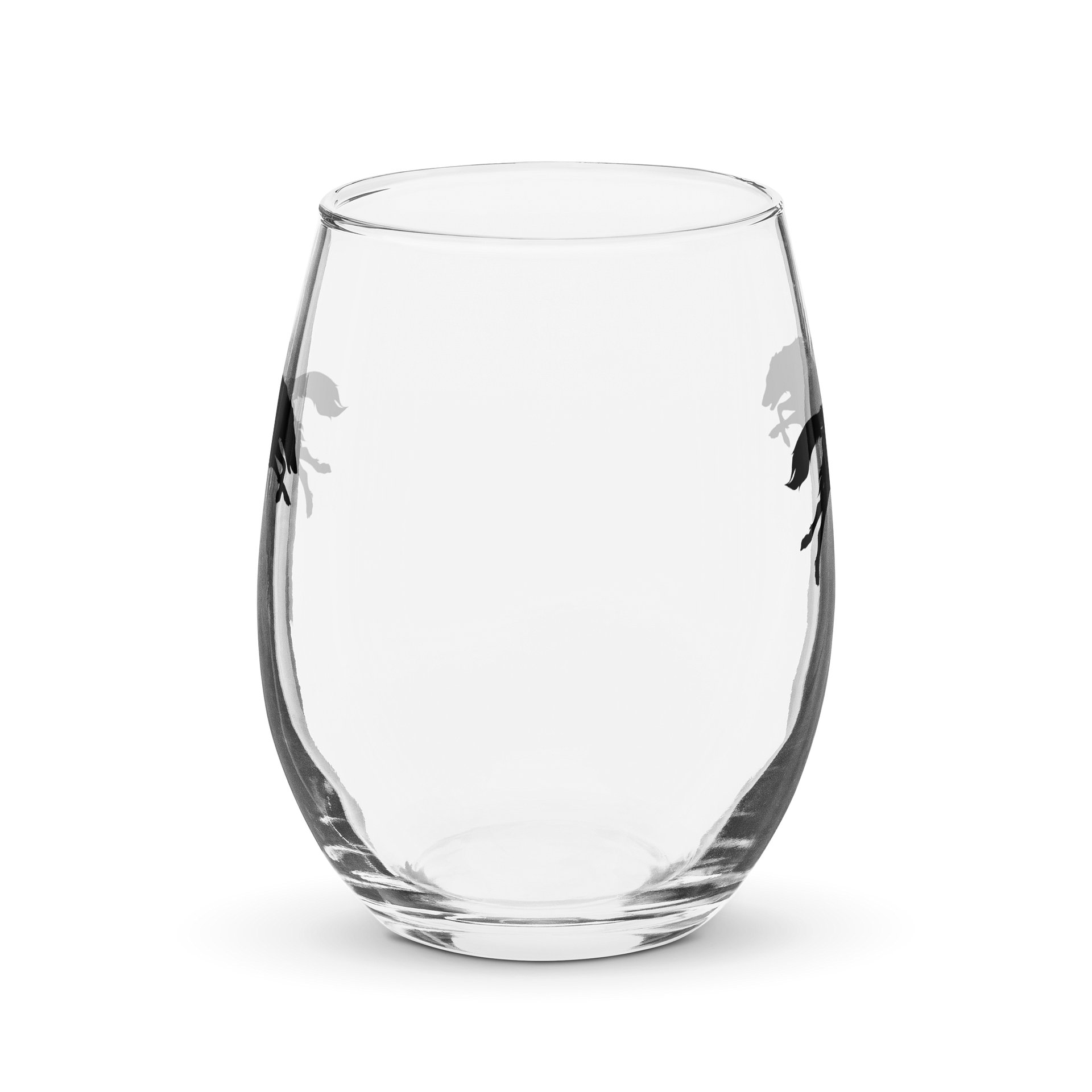 Silhouette Series: Running Dog - Wine Glass product image (2)