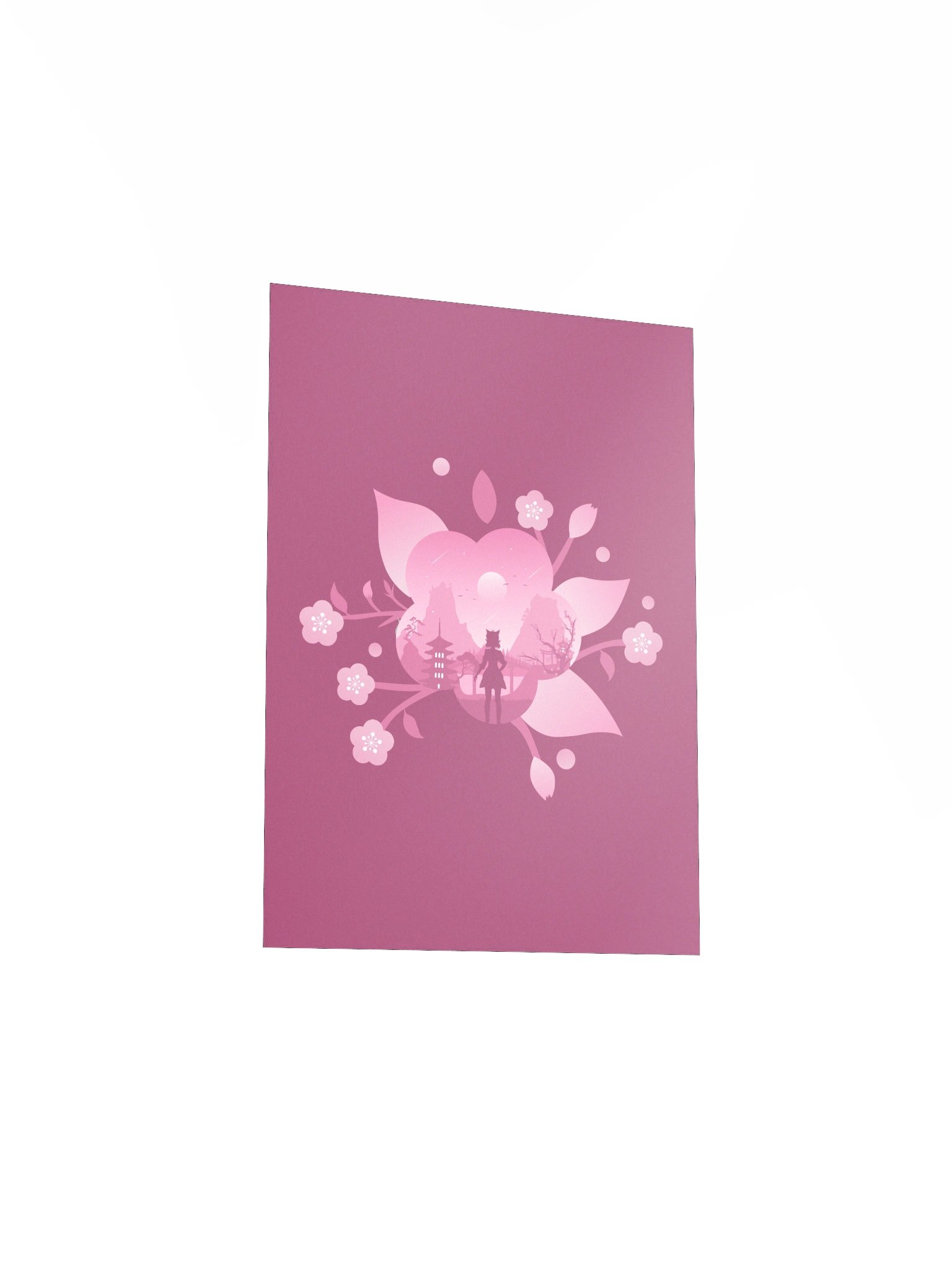 Subtle Plum Poster product image (3)