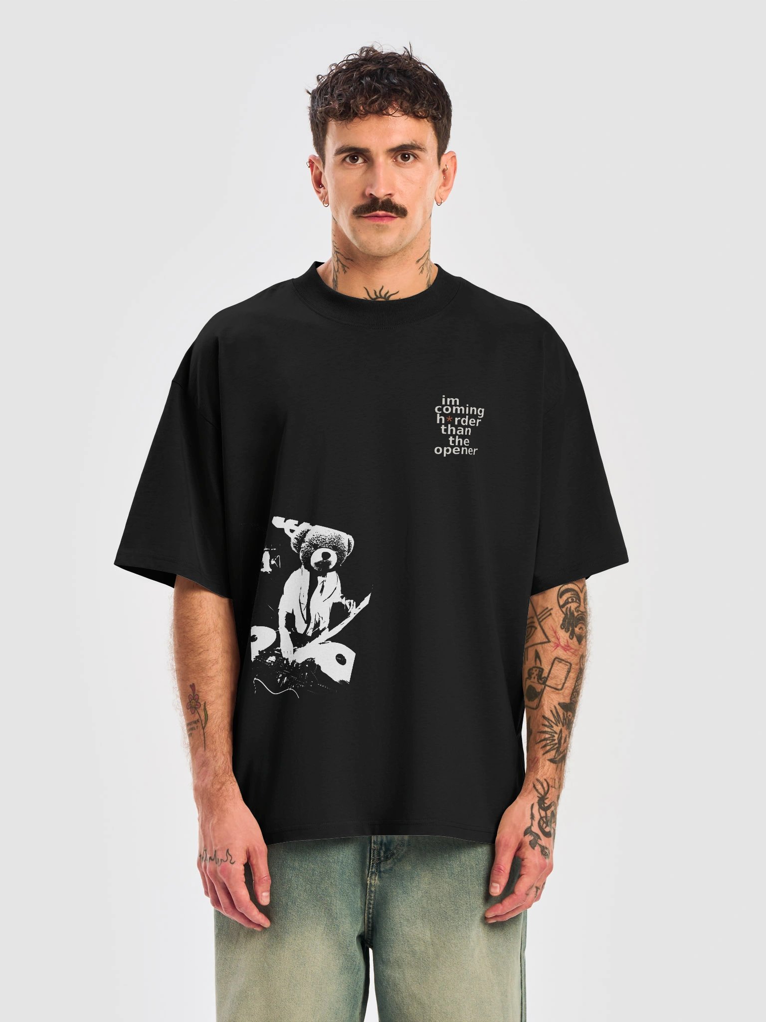 Im Coming H*rder than the Opener - Vertical Graphic Tee product image (9)