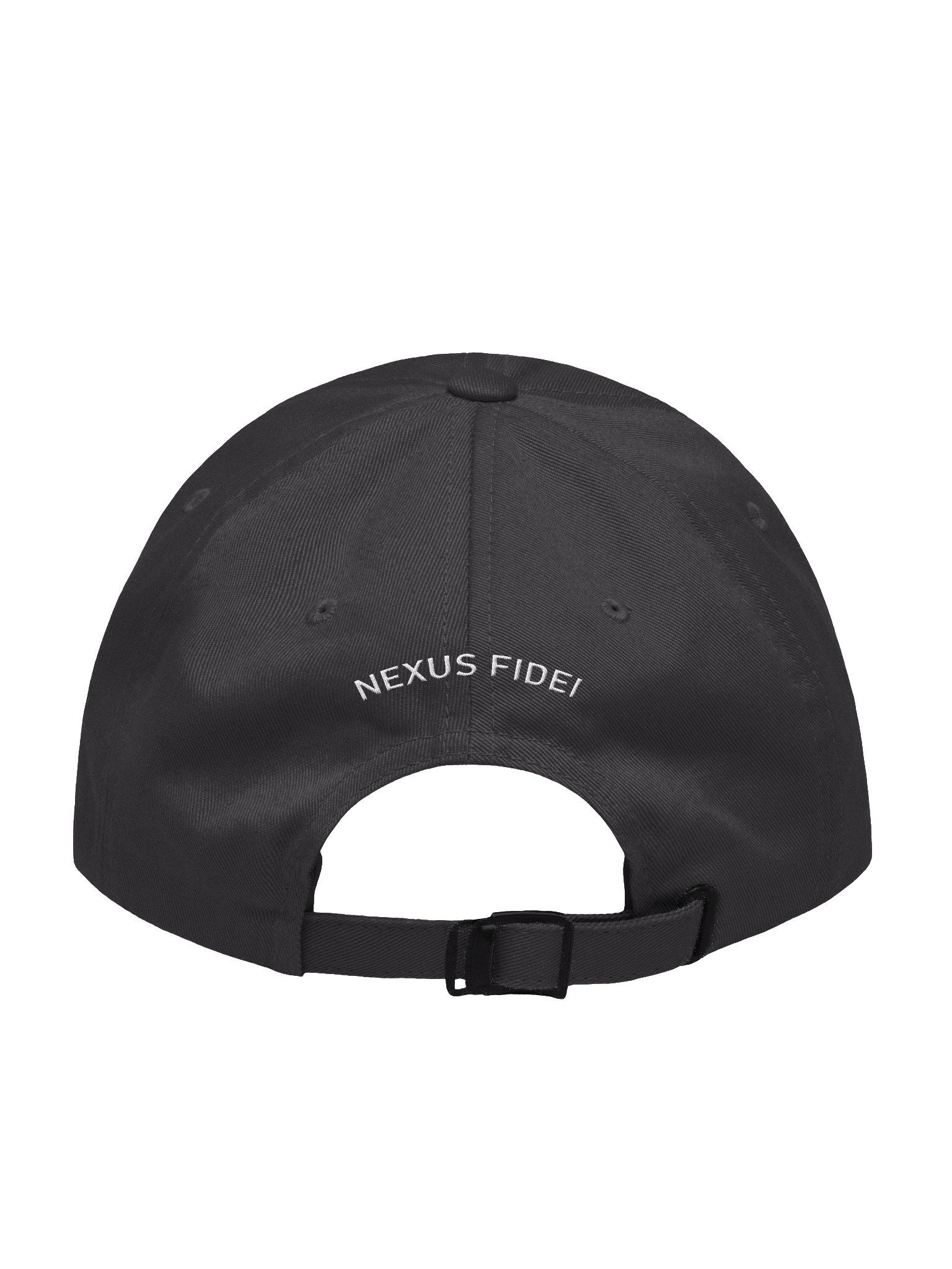 NEXUS FIDEI Dad Hat (Dark Grey) product image (2)