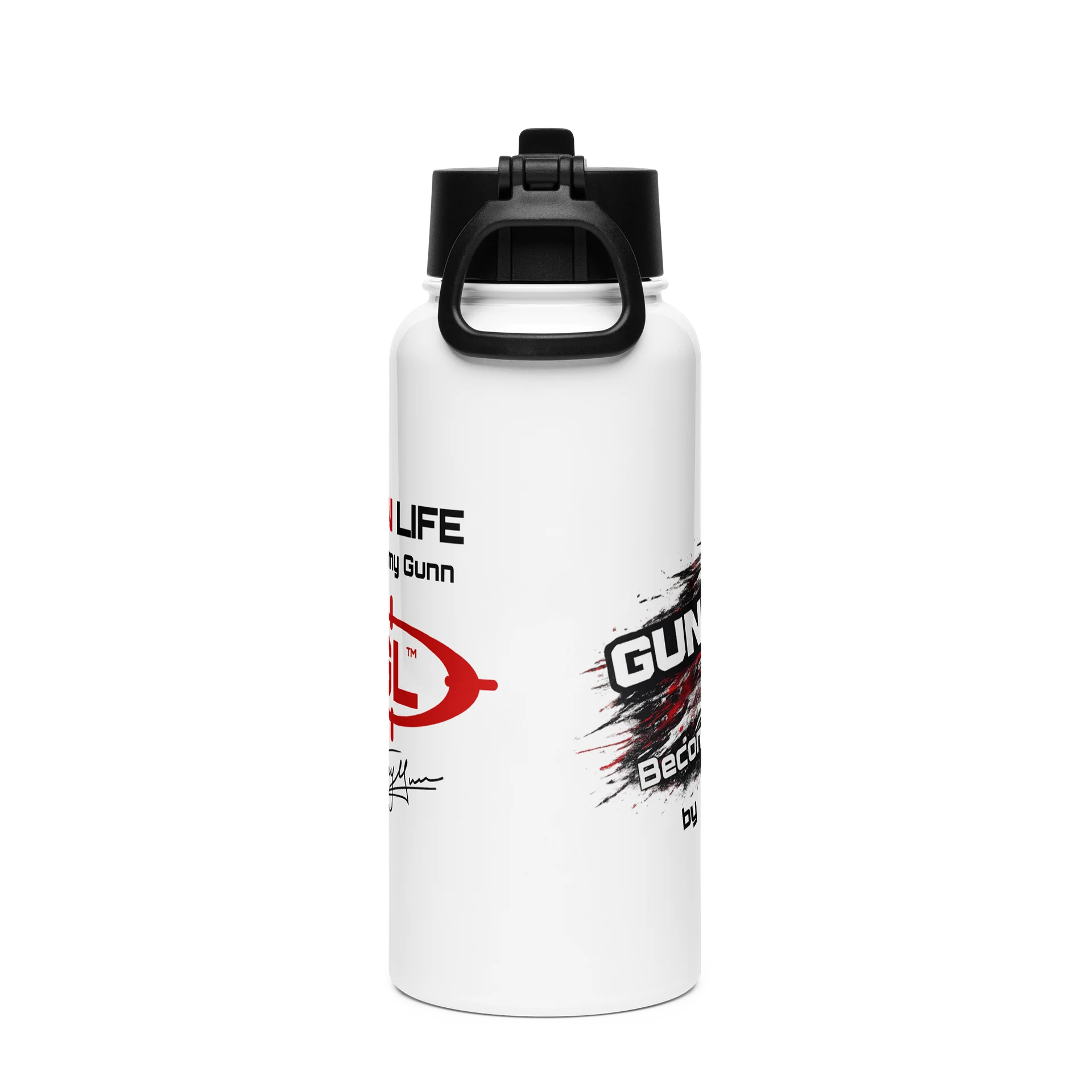 GunnLife White Shaker Bottle by Tommy Gunn® product image (2)