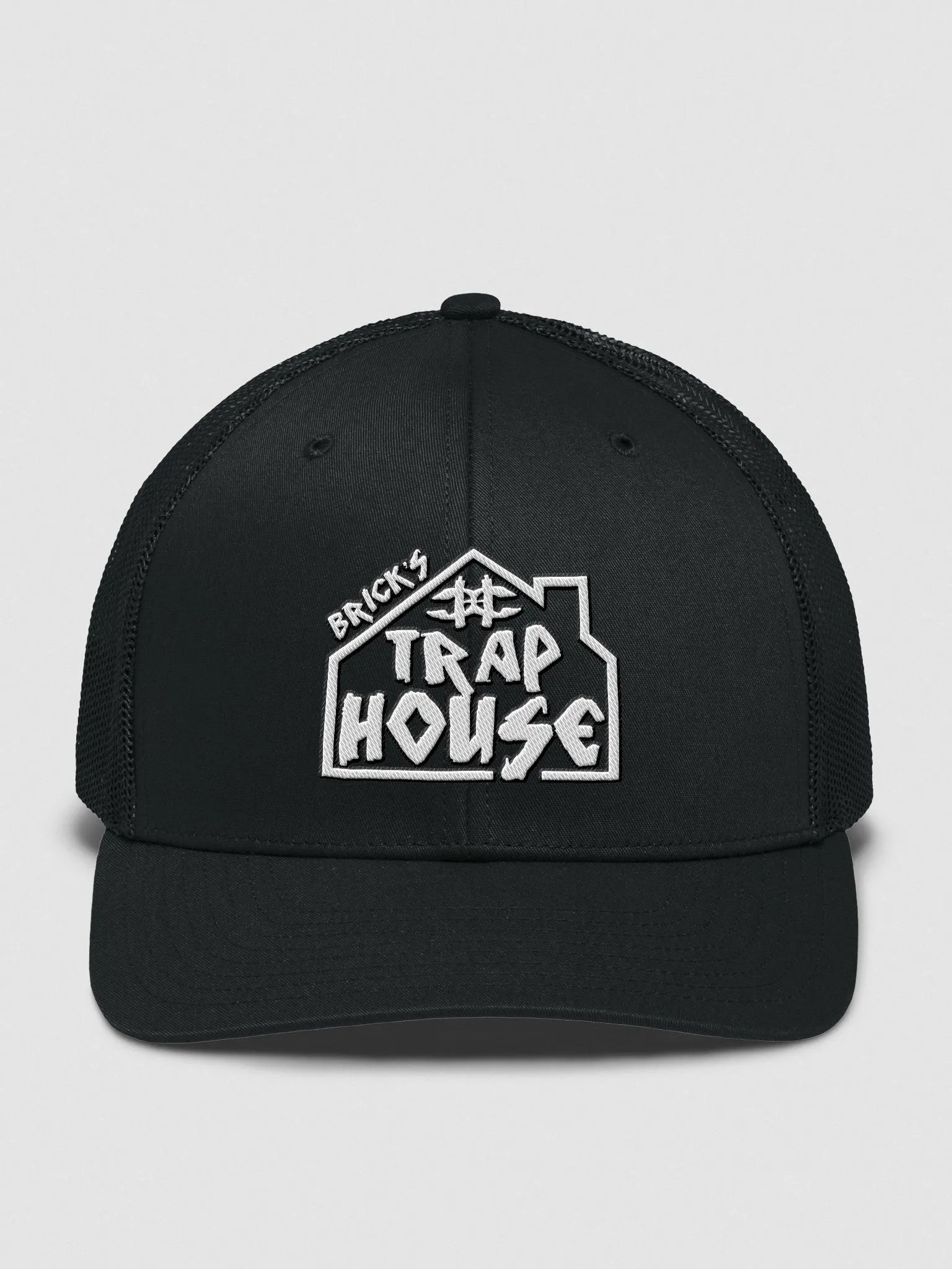 Trap House Trucker Hat (White Logo) product image (1)