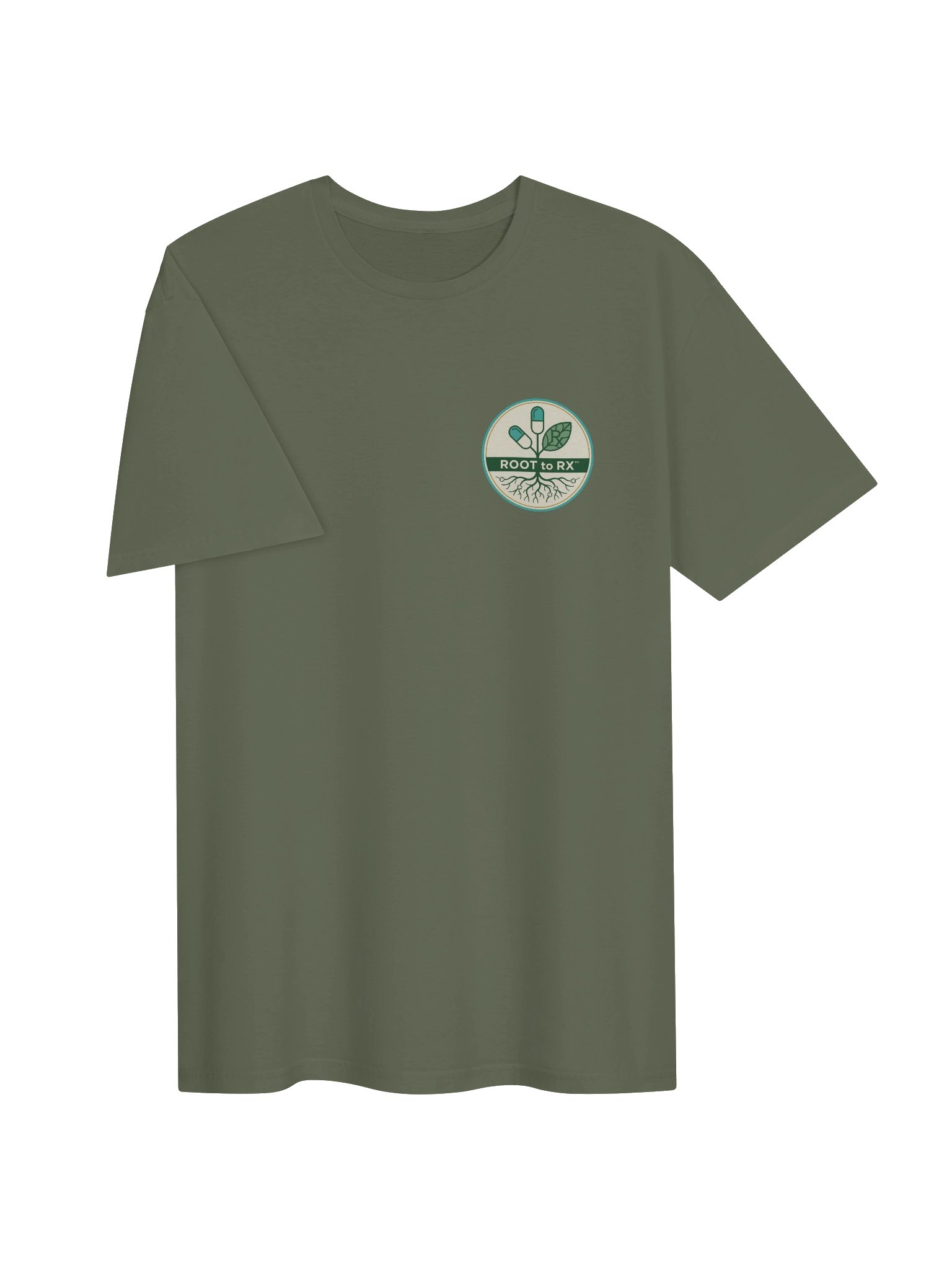 Root to Rx Logo Tee (Military Green) product image (3)