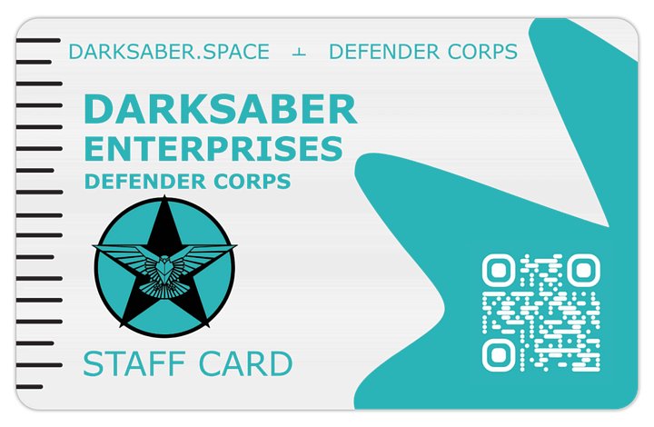 Darksaber Enterprises Staff Card product image (1)
