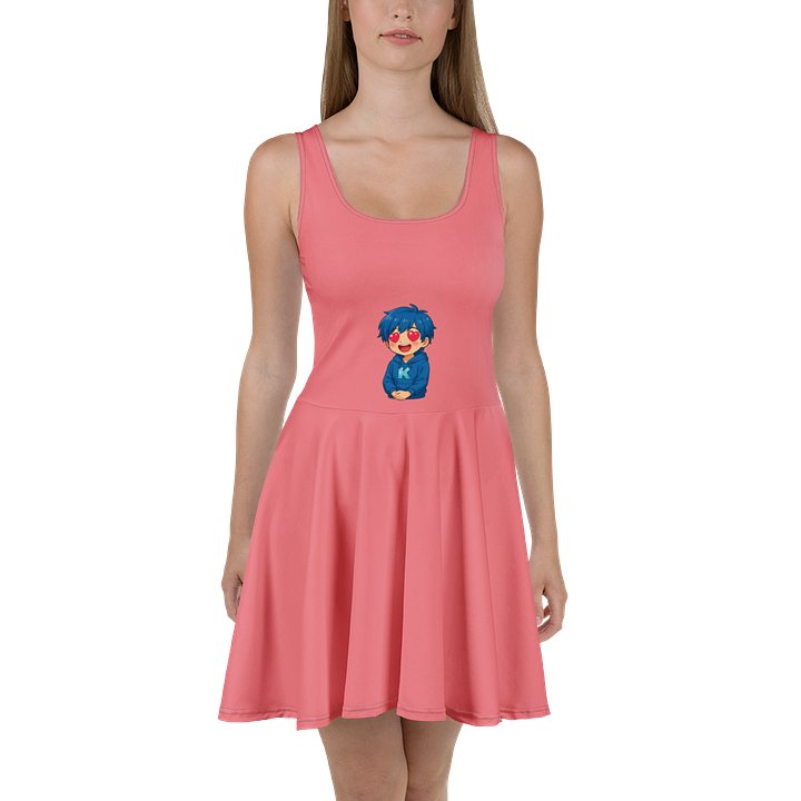 Kawaii Blue Hoodie Skater Dress product image (2)