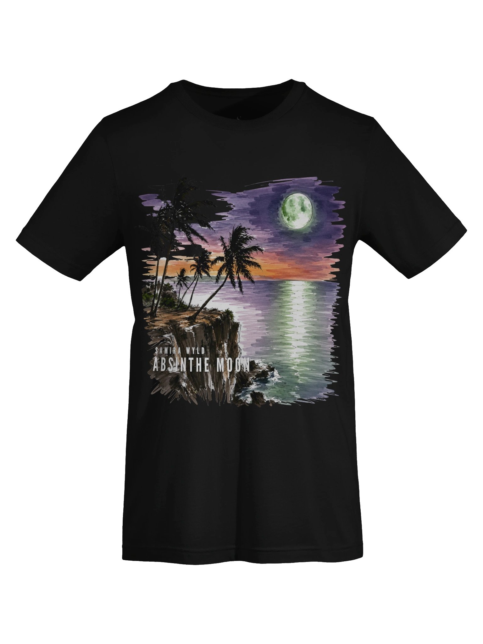 Absinthe Moon Sketch Edition Unisex T Shirt (Official Artist Merch) product image (8)