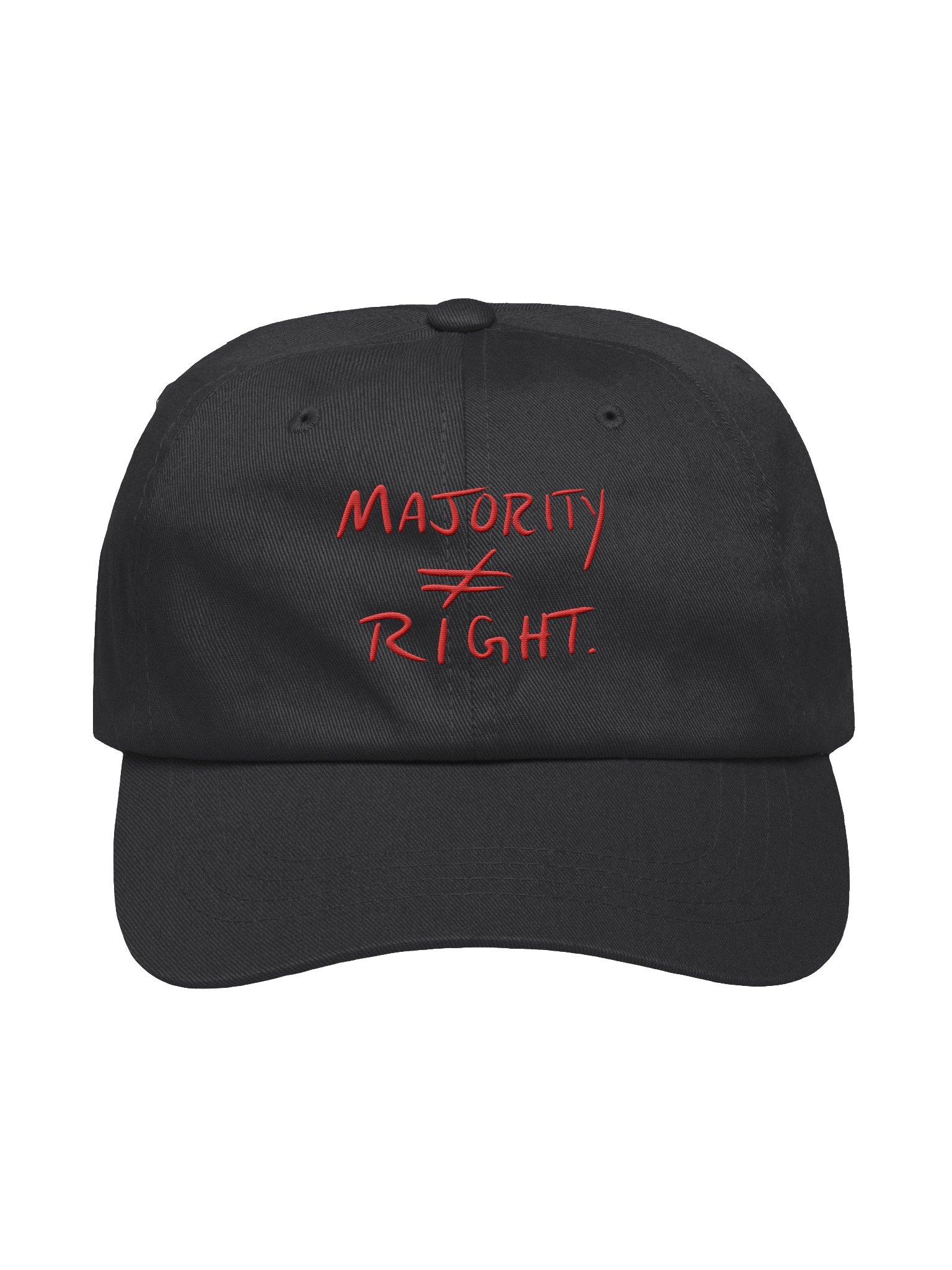 Majority ≠ Right dad hat product image (2)