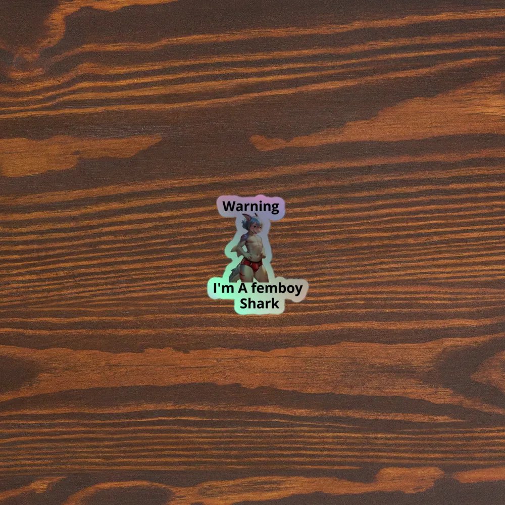 Femboy Shark Warning product image (5)