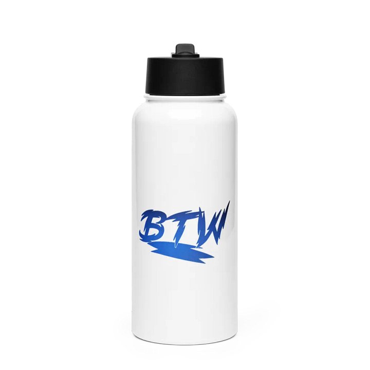BTW Worter bottle with straw lid product image (1)