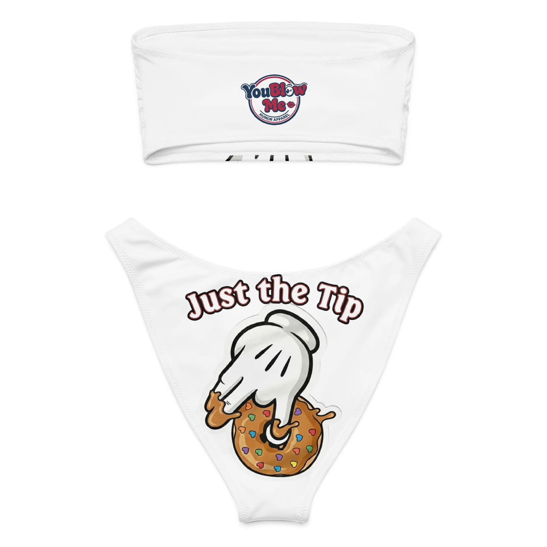 Just The Tip - Bandeau Bikini Set - 11 Sizes (XS to 6XL) product image (6)