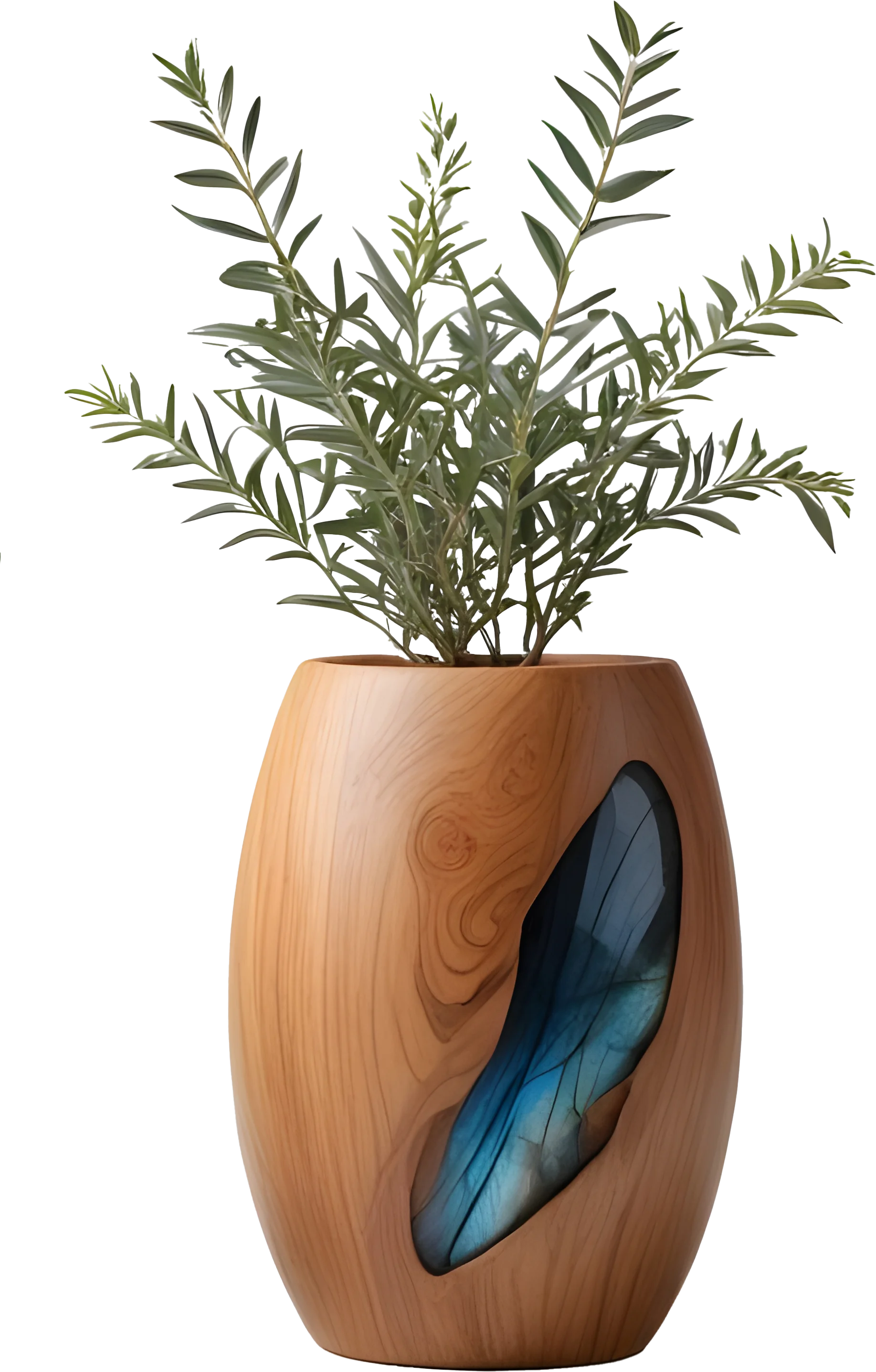 Organic Elegance – Handcrafted Boho Vase PNG product image (1)