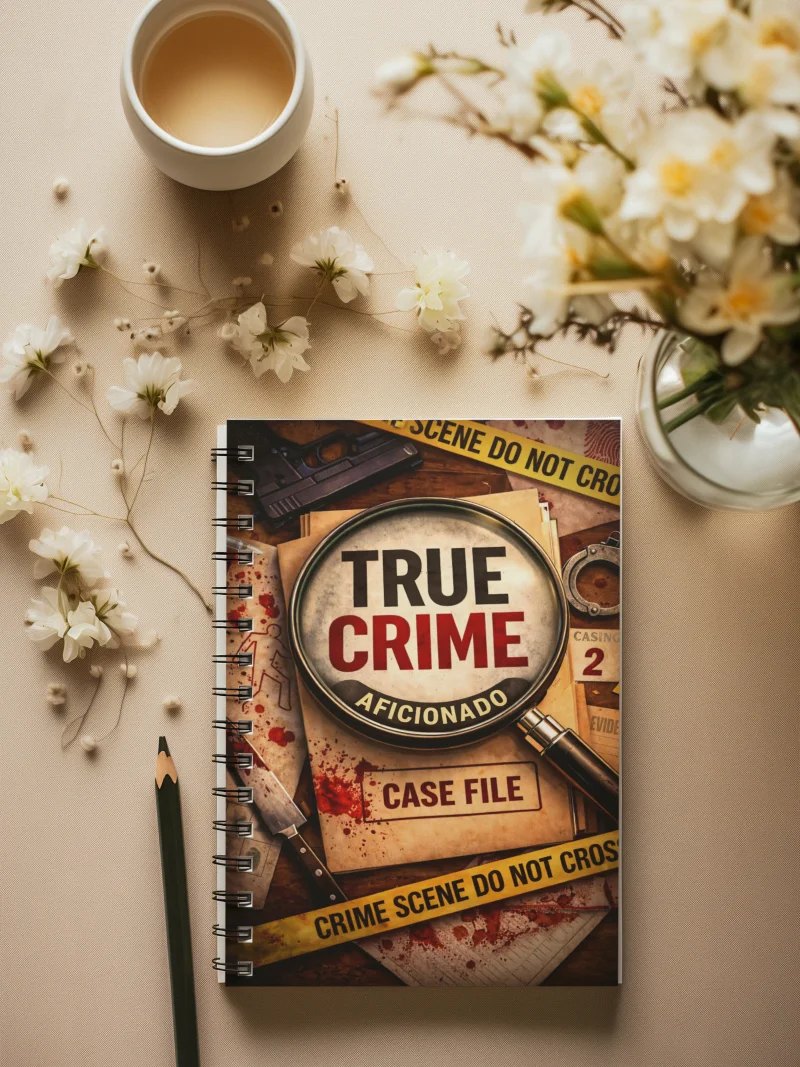 True Crime Aficionado Case File Notebook product image (4)