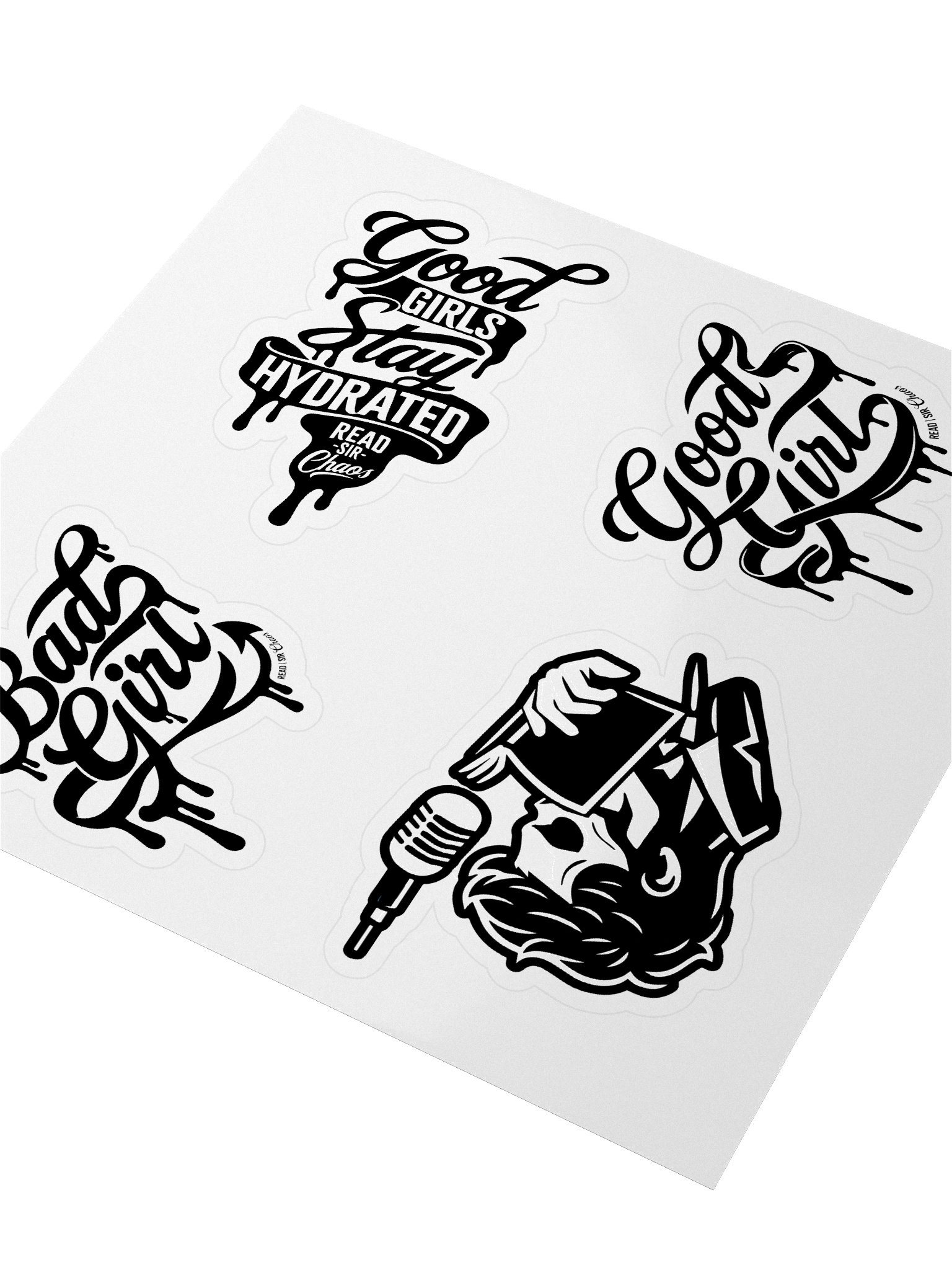 Black & White Sticker Sheet product image (3)