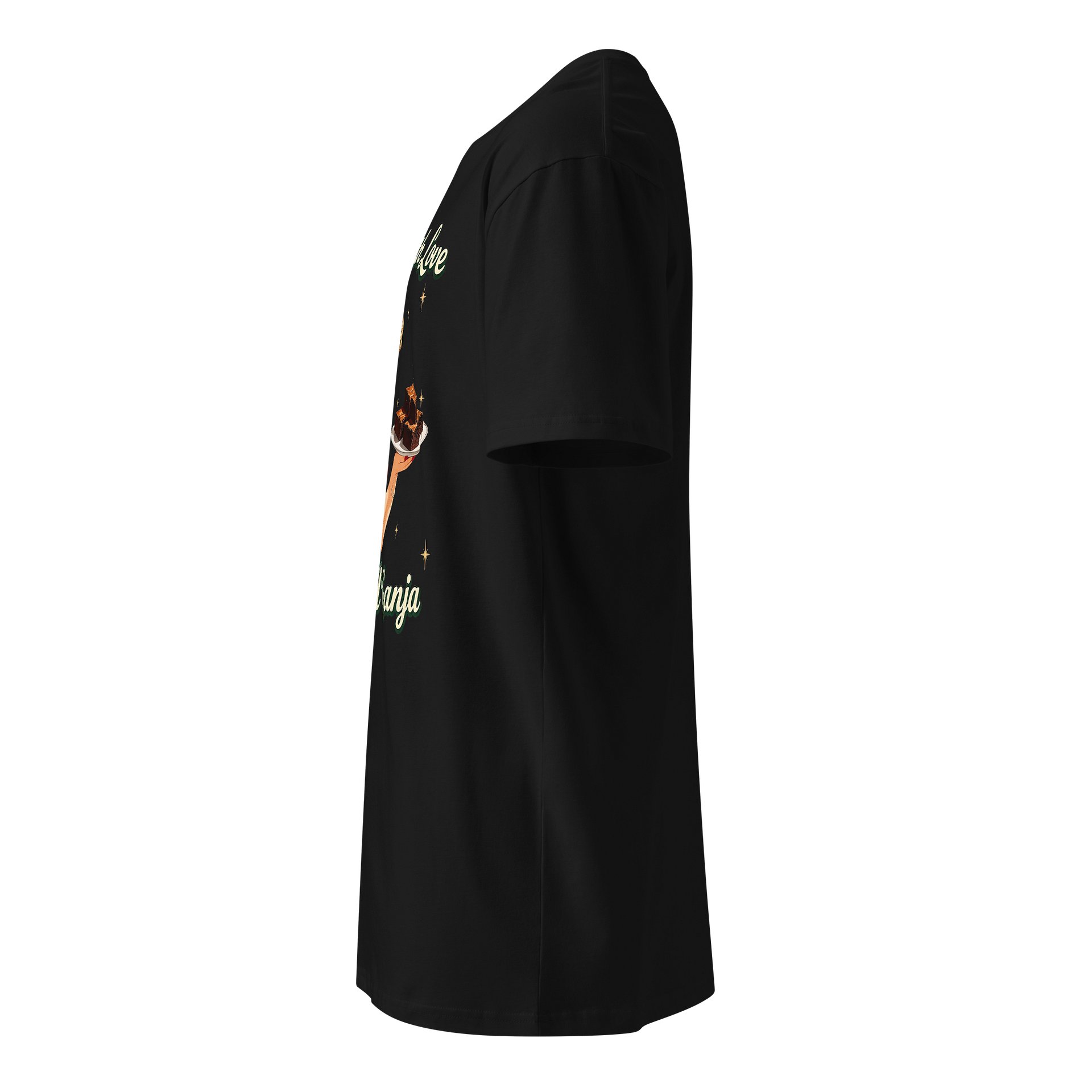 Made With Love And Ganja T-Shirt - Funny - Meme - AS Colour Unisex Premium T-Shirt product image (5)