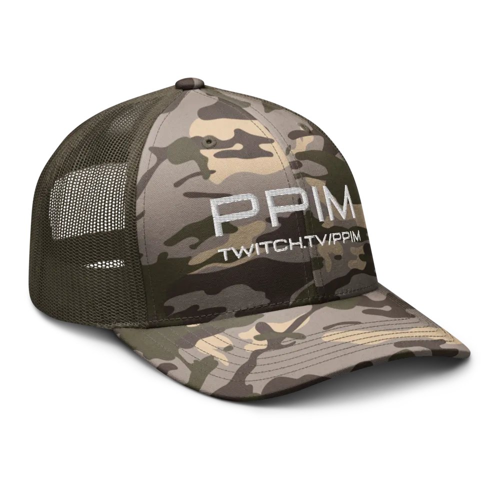 ppim Otto Cap Camouflage Trucker Hat product image (6)
