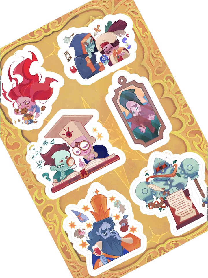 The King and the Golem Sticker Sheet product image (2)