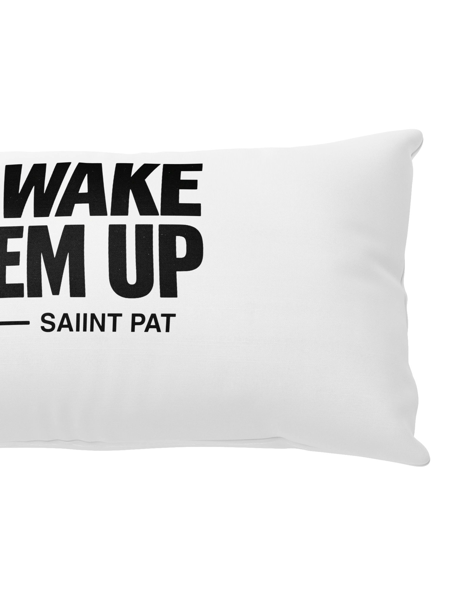 Keep Sleeping Minimalist Throw Pillow product image (6)